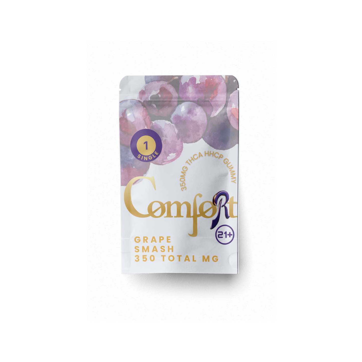 MU Comfort Gummies - Grape Smash 350mg (THCa + HHCp blend) 2-pack