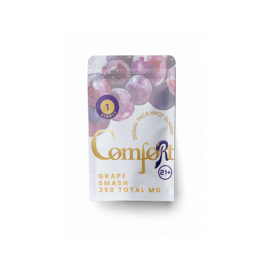 MU Comfort Gummies - Grape Smash 350mg (THCa + HHCp blend) 2-pack