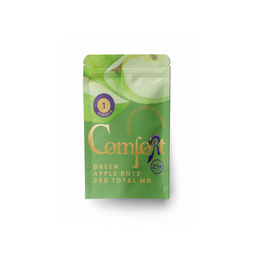 MU Comfort Gummies - Green Apple Rntz 350mg (THCa + HHCp blend) 2-pack